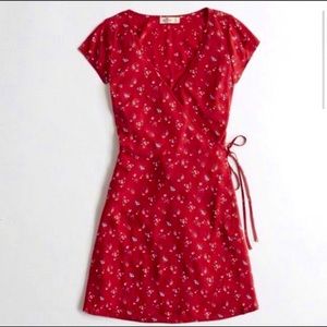 Hollister Floral Wrap Dress